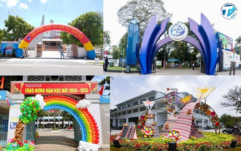 Phân loại cổng chào theo chất liệu và kiểu dáng